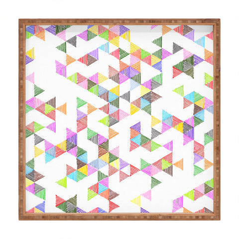 Fimbis Technicolour Raindrops Square Tray