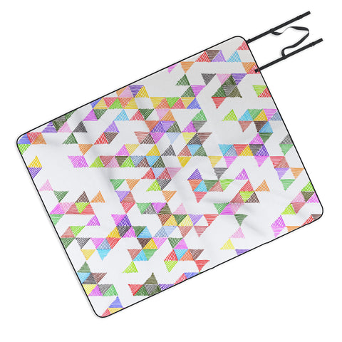 Fimbis Technicolour Raindrops Picnic Blanket