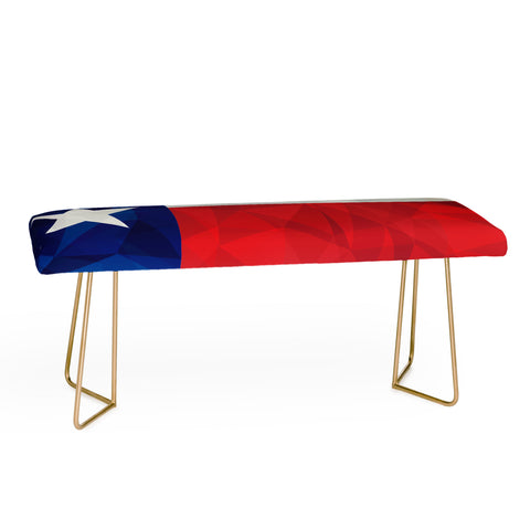 Fimbis Texas Geometric Flag Bench