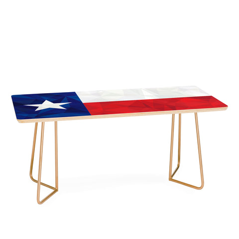Fimbis Texas Geometric Flag Coffee Table
