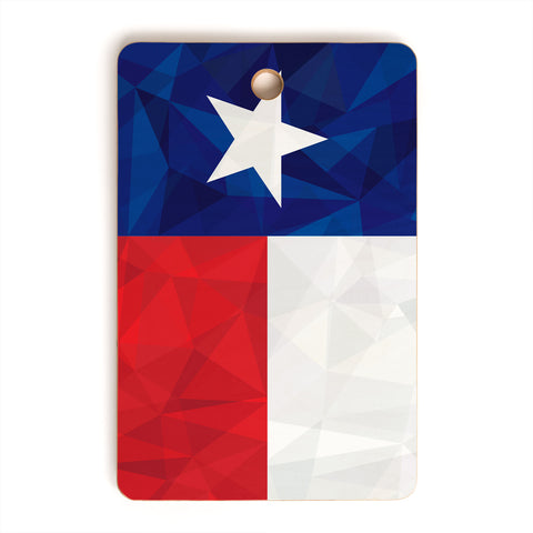 Fimbis Texas Geometric Flag Cutting Board Rectangle