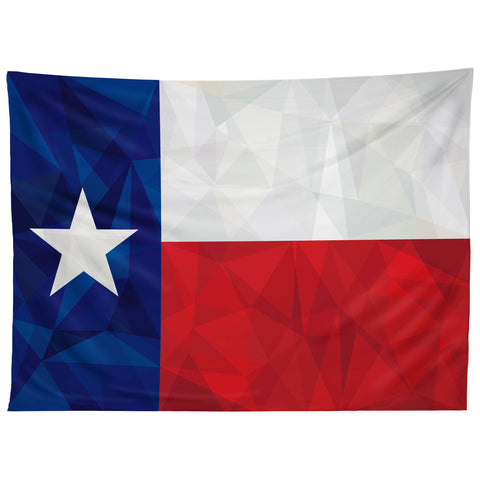 Fimbis Texas Geometric Flag Tapestry