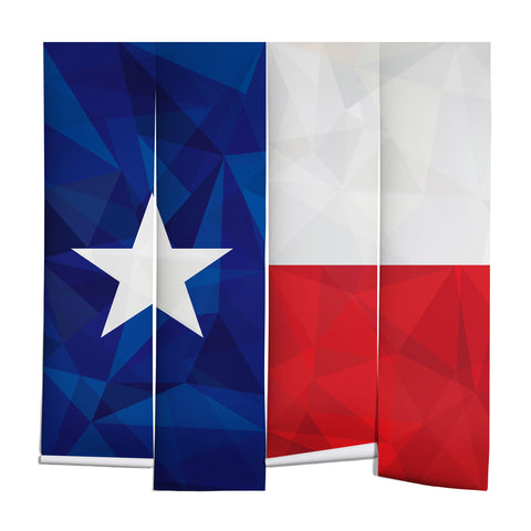 Fimbis Texas Geometric Flag Wall Mural