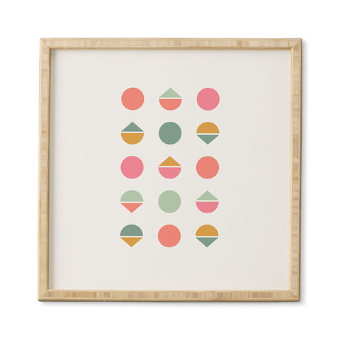Fimbis Three Five Geometric Framed Wall Art