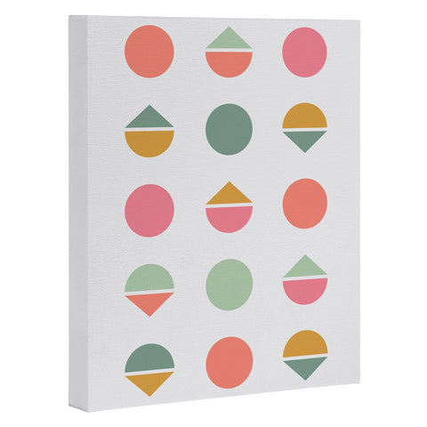 Fimbis Three Five Geometric Art Canvas