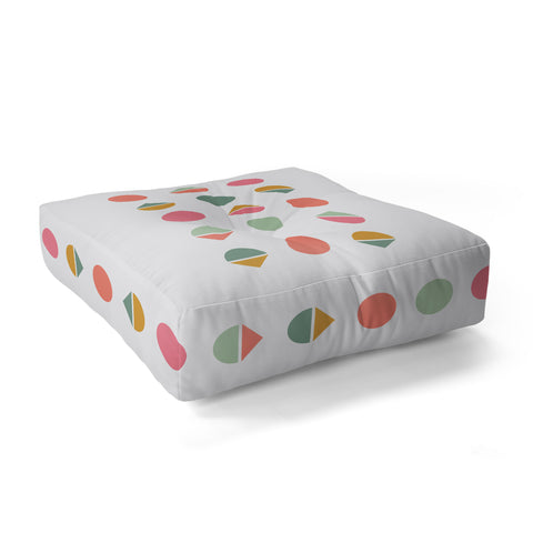 Fimbis Three Five Geometric Floor Pillow Square