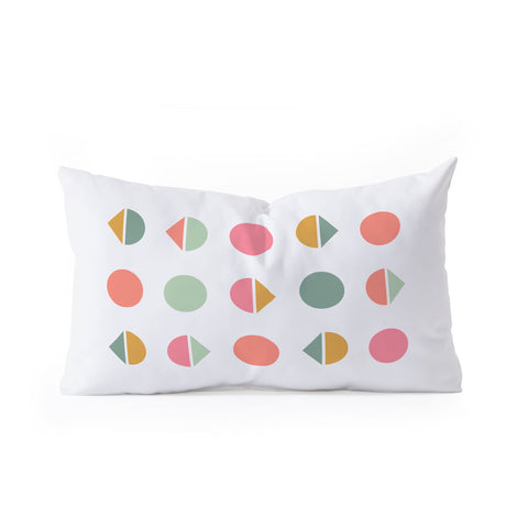 Fimbis Three Five Geometric Oblong Throw Pillow