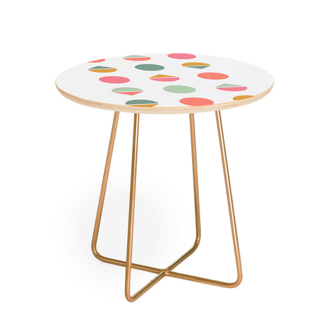 Fimbis Three Five Geometric Round Side Table