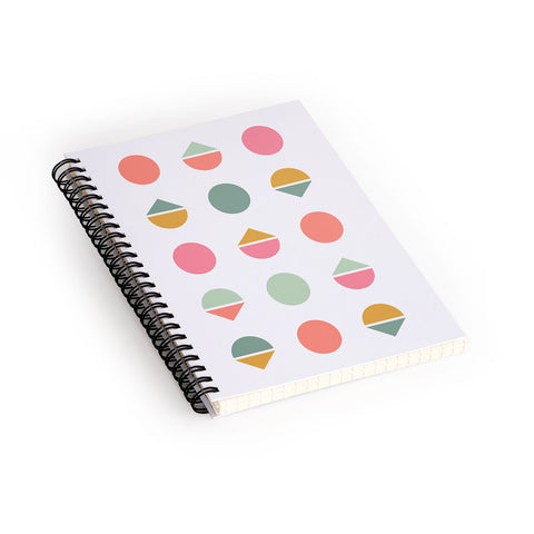 Fimbis Three Five Geometric Spiral Notebook