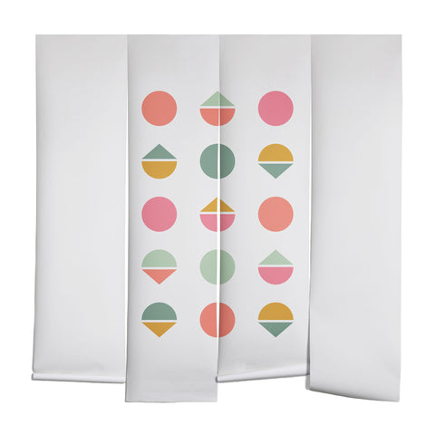 Fimbis Three Five Geometric Wall Mural