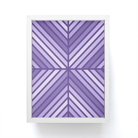 Fimbis Violet Celebration Framed Mini Art Print