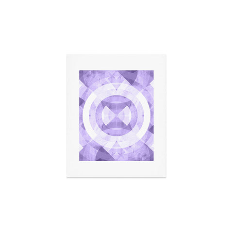 Fimbis Violet Circles Art Print