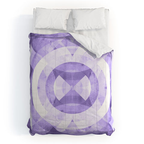 Fimbis Violet Circles Comforter