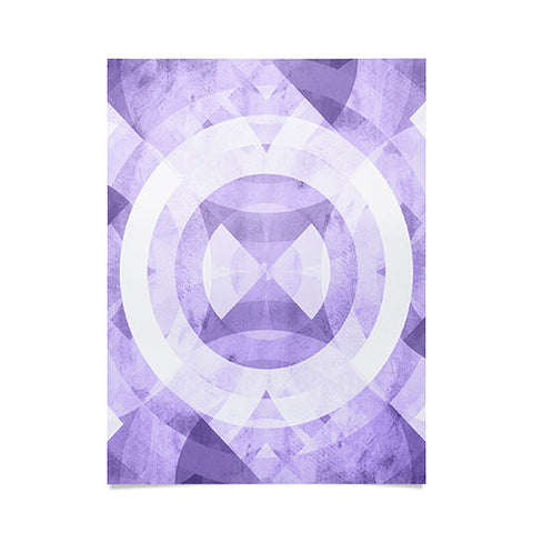 Fimbis Violet Circles Poster
