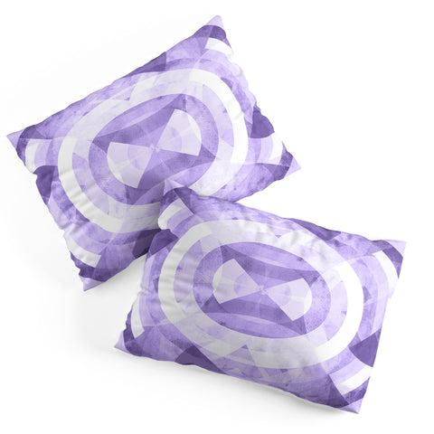 Fimbis Violet Circles Pillow Shams