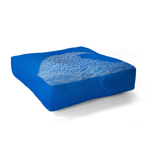 Fimbis Wave Floor Pillow Square