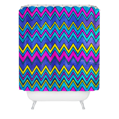 Fimbis Wavy Wavy Shower Curtain