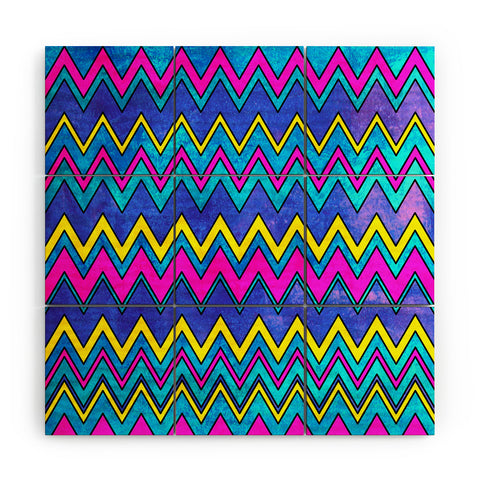 Fimbis Wavy Wavy Wood Wall Mural