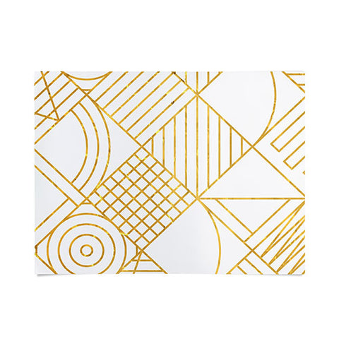 Fimbis Whackadoodle White and Gold Poster