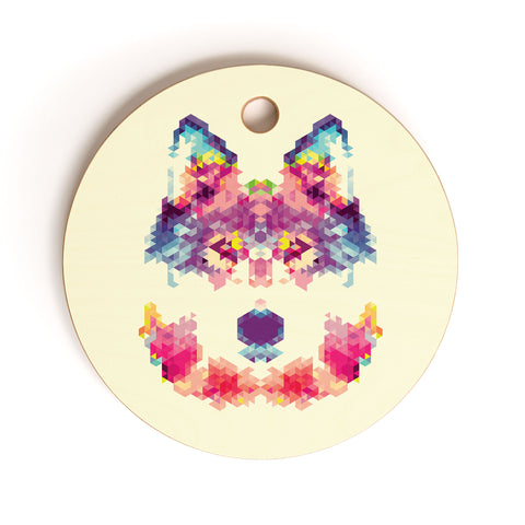 Fimbis Wolfie Cutting Board Round