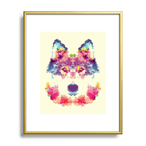 Fimbis Wolfie Metal Framed Art Print