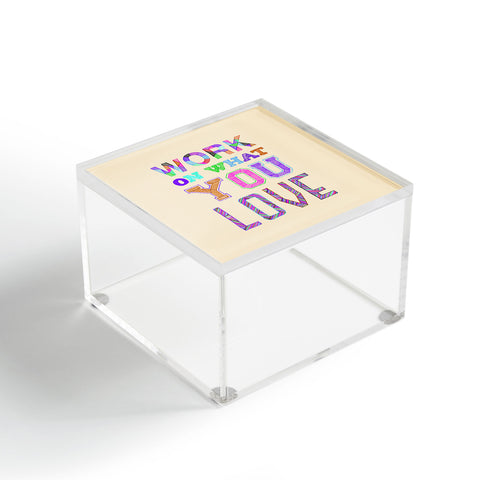 Fimbis Work On What You Love Acrylic Box