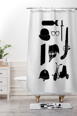 Florent Bodart 2011 A Kubrick Odyssey Shower Curtain And Mat