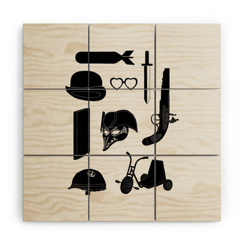 Florent Bodart 2011 A Kubrick Odyssey Wood Wall Mural