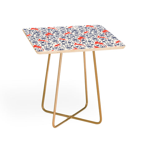 Florent Bodart Animals and Plants Pattern Side Table