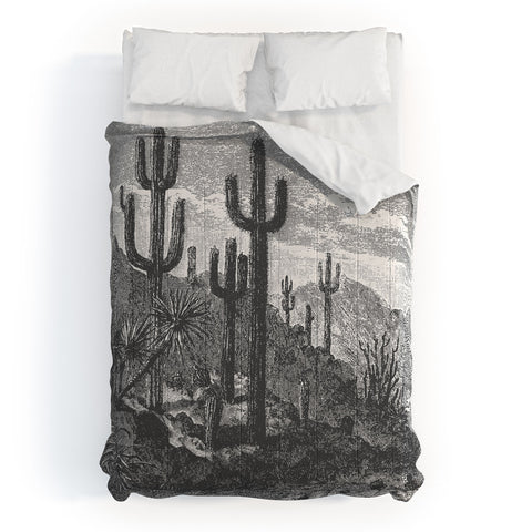 Florent Bodart Aster Cactus in Mountains Comforter