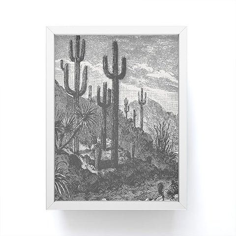 Florent Bodart Aster Cactus in Mountains Framed Mini Art Print