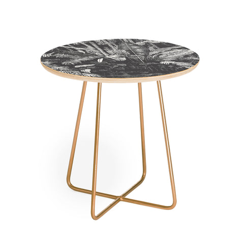 Florent Bodart Aster Palms in Water Round Side Table