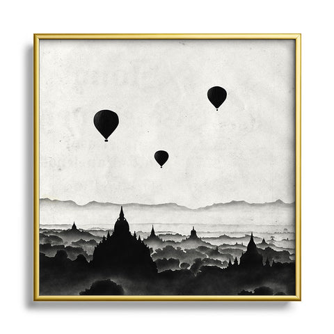 Florent Bodart Aurora I Metal Square Framed Art Print