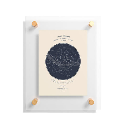 Florent Bodart Carte Celeste Floating Acrylic Print