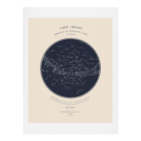 Florent Bodart Carte Celeste Art Print
