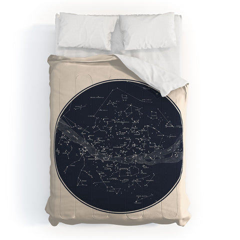 Florent Bodart Carte Celeste Comforter