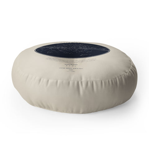 Florent Bodart Carte Celeste Floor Pillow Round