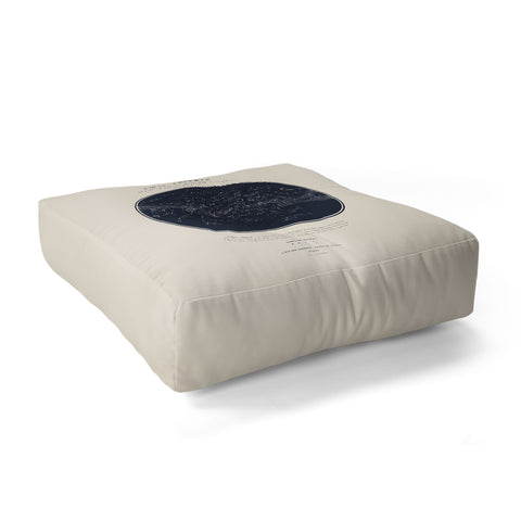 Florent Bodart Carte Celeste Floor Pillow Square