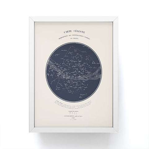 Florent Bodart Carte Celeste Framed Mini Art Print
