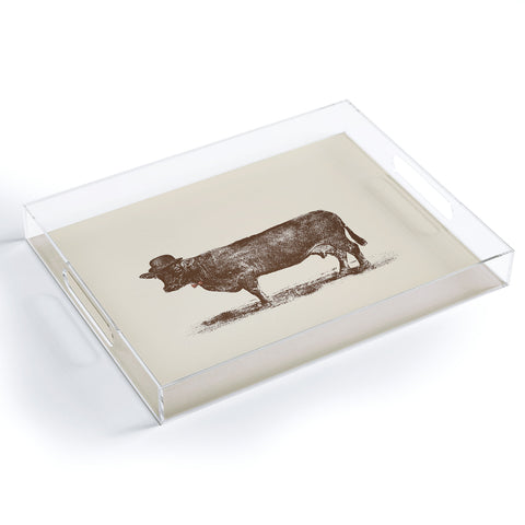 Florent Bodart Cow Cow Nut Acrylic Tray