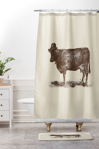 Florent Bodart Cow Cow Nut Shower Curtain And Mat