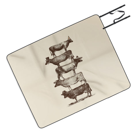 Florent Bodart Cow Cow Nuts Picnic Blanket
