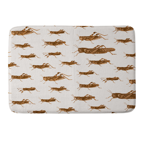 Florent Bodart Crickets Memory Foam Bath Mat