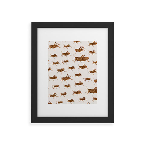 Florent Bodart Crickets Framed Art Print