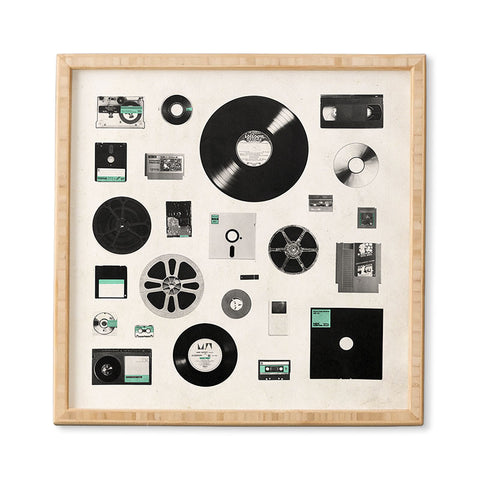 Florent Bodart Data Framed Wall Art