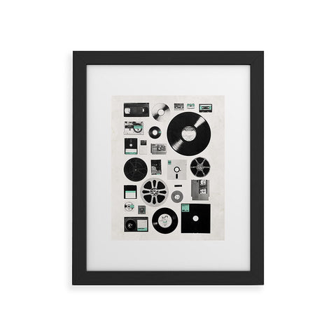 Florent Bodart Data Framed Art Print