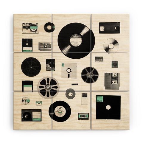 Florent Bodart Data Wood Wall Mural