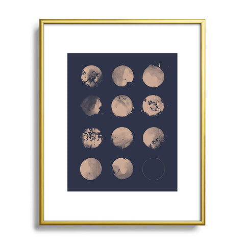 Florent Bodart Douze Lunes Metal Framed Art Print