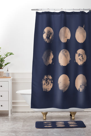 Florent Bodart Douze Lunes Shower Curtain And Mat