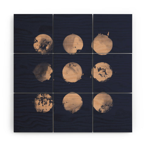 Florent Bodart Douze Lunes Wood Wall Mural